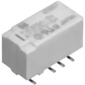 Panasonic Signal Relay Surface Mount DPDT, 3V DC Coil, 2A 250V AC Switching TX2SA-LT-3V-TH