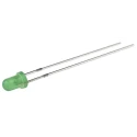 Wurth Elektronik 2.4 V Bright Green LED 3 mm (T-1) Through Hole WL-TMRC 151031VS04000