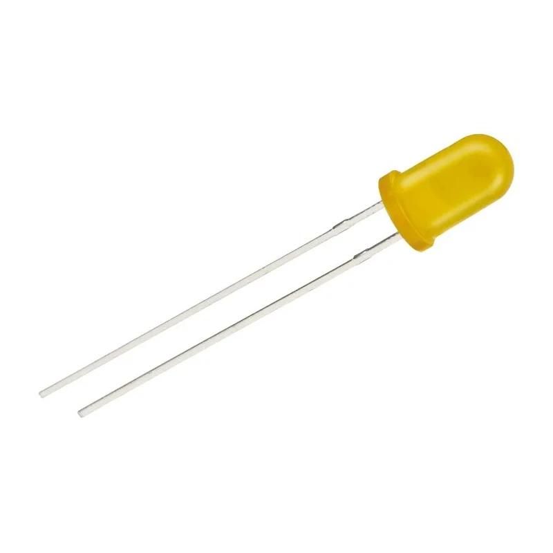 Wurth Elektronik 2.4 V Yellow LED 5 mm (T-1 3/4) Through Hole WL-TMRC 151051YS04000