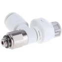 SMC AS-FS Series Speed Controller Inlet Female Elbow Metric Outlet Female Tube 1 Mpa 60°C AS1201FS-M5-06