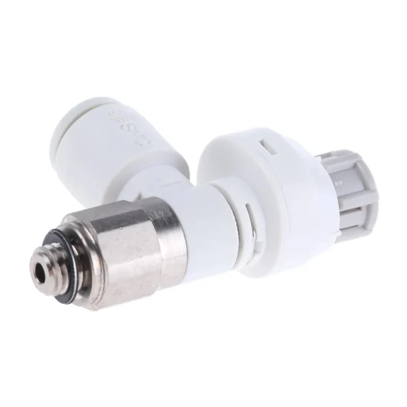 SMC AS-FS Series Speed Controller Inlet Female Elbow Metric Outlet Female Tube 1 Mpa 60°C AS1201FS-M5-06