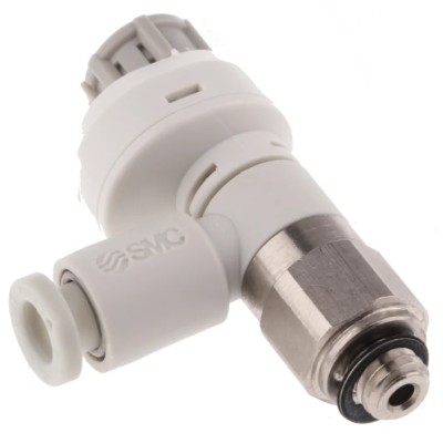 SMC AS Series Threaded Metric Tube Inlet Male Speed Controller AS1201FS-M5-04
