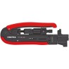 Knipex Crimp Tool for F, RCA, and BNC Connectors 175mm Swivel Head Adjustable Screw 97 40 20 SB