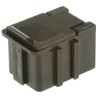RS PRO Conductive Polypropylene ESD Box 15mm Length, 12mm Width, 16mm Height, Carbon Black Filled Thermoplastic 815-7003