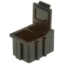 RS PRO Conductive Polypropylene ESD Box 15mm Length, 12mm Width, 16mm Height, Carbon Black Filled Thermoplastic 815-7003