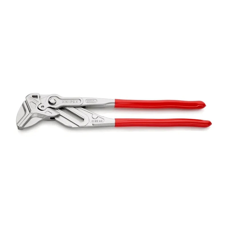 Knipex 1-Piece Plier Wrench, 400mm Overall Length, Smooth Jaw 85mm, Chrome Vanadium Steel 86 03 400