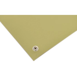 RS PRO Yellow ESD-Safe Mat Bench 1.2 m x 1.2 m x 2 mm 815-7016