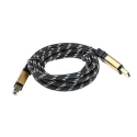 Roline USB Cable Male USB Type A to Male USB 2.0 USB B, Black Gold Jacket, 1.8 m 11.02.8802-10