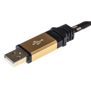 Roline USB Cable Male USB Type A to Male USB Type B Gold Black 3 m 11.02.8803-10