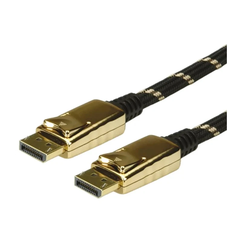 Roline Male DisplayPort to Male DisplayPort Polyvinyl Chloride Cable 2 m 11.04.5645-10