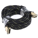 Roline Male DVI-D to Male DVI-D Cable 10m Black Polyvinyl Chloride Jacket Gold Sheath 11.04.5518-5