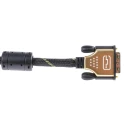 Roline Male DVI-D to Male DVI-D Cable 10m Black Polyvinyl Chloride Jacket Gold Sheath 11.04.5518-5