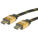 Roline 20 m HDMI Cable, Male HDMI to Male HDMI, High Speed, Gold Plated Contacts, PVC Jacket 11.04.5510-5