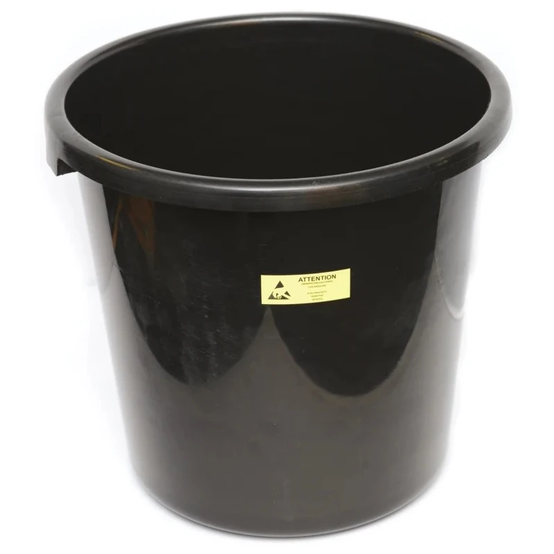 RS PRO ESD Anti-Static Waste Bin 285 mm Diameter x 320 mm Height Conforming to ANSI/ESD S20.20 and BS EN 61340-5-1 815-7006