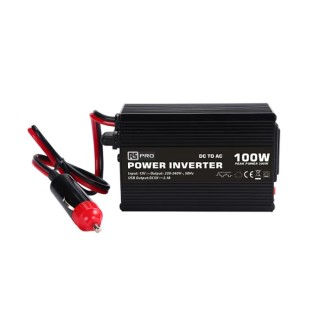 RS PRO 100W Power Inverter 12V DC Input 230V AC Output Universal Connector 255g 108x66x20mm 816-0002