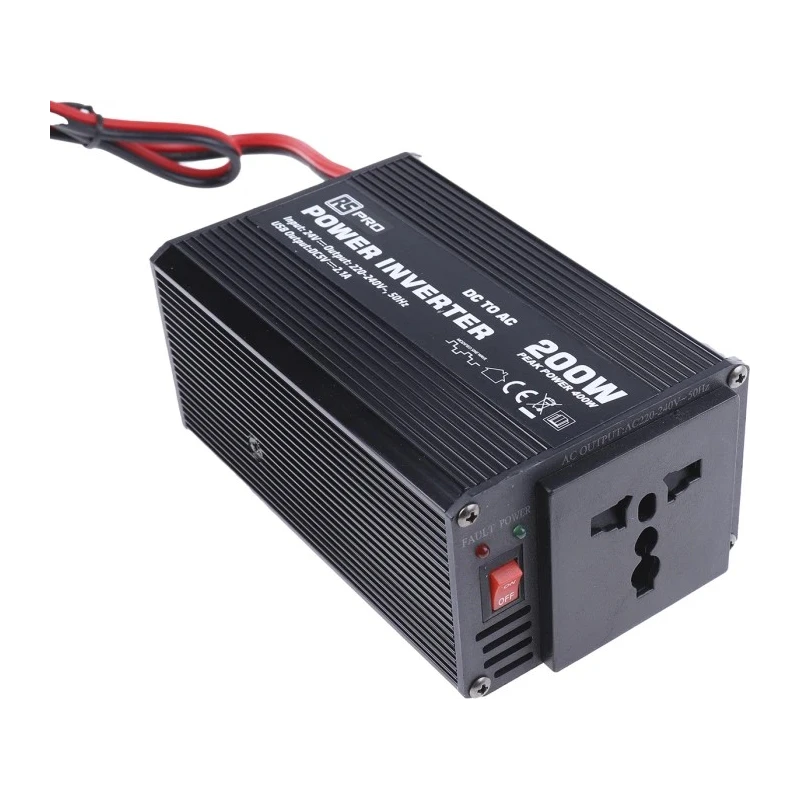 RS PRO 300W Power Inverter 24V DC Input 230V AC Output Modified Sine Wave Model 816-0021