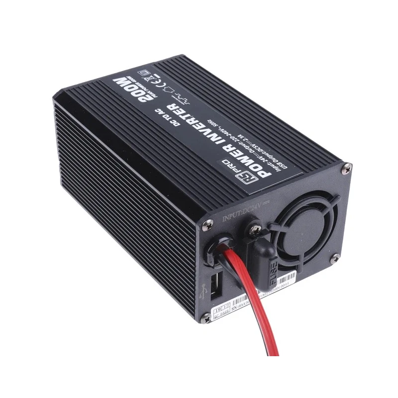 RS PRO 300W Power Inverter 24V DC Input 230V AC Output Modified Sine Wave Model 816-0021
