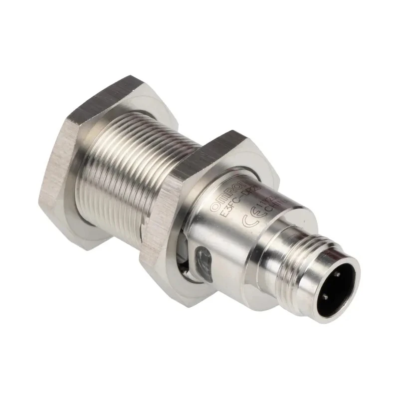 Omron Diffuse Photoelectric Sensor Barrel Style 1 m Detection Range PNP Output IP67 IP68 IP69K E3FC-DP23