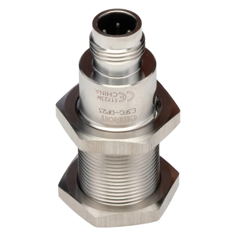 Omron Diffuse Photoelectric Sensor Barrel Style 1 m Detection Range PNP Output IP67 IP68 IP69K E3FC-DP23