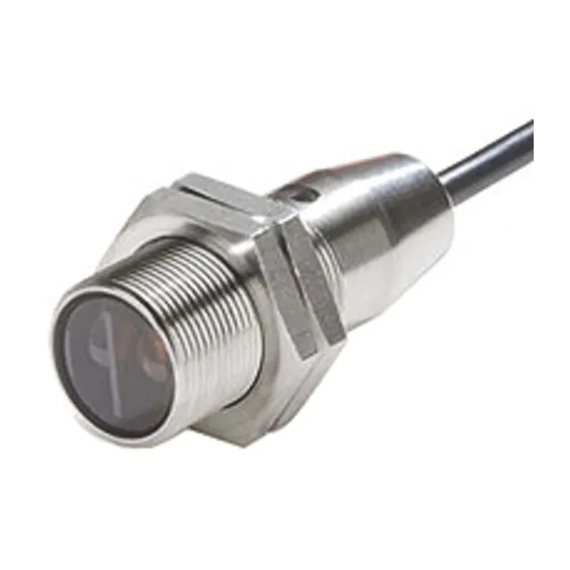 Omron Diffuse Photoelectric Sensor Barrel Style 100 mm Detection Range NPN Output IP67 IP68 IP69K E3FC-LN11 2M