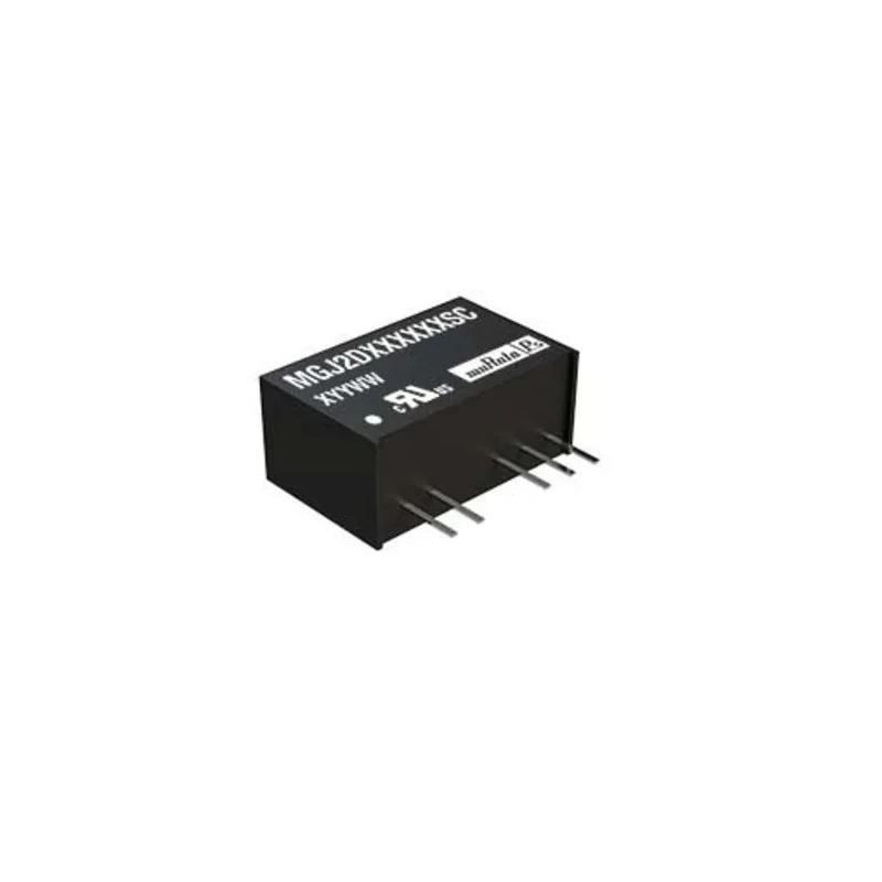 Murata Power Solutions 2W Dual Output Isolated DC/DC Converter Through Hole 4.5V dc 5.5V dc Input 105°C Max MGJ2