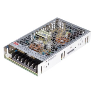 MEAN WELL 102W 12V dc AC-DC Enclosed Switching Power Supply, 85-264V AC Input, 8.5A Output Current RSP-100-12