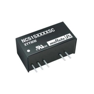 Murata Power Solutions 1W Through Hole DC/DC Converter, 3.3V Output, 300mA, 9-36V Input, DIP Package, 105°C Max NCS1