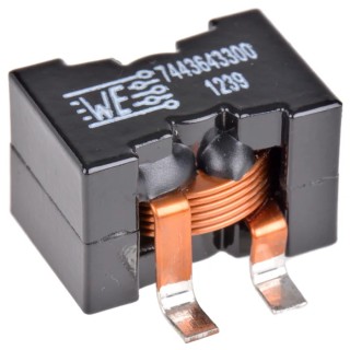 Wurth Elektronik Shielded Wirewound Surface Mount Inductor with Manganese Zinc Ferrite Core 33 μH, 30A, Flat 2818 7443643300
