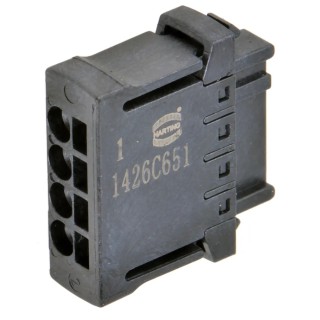 HARTING Har-Flexicon Series Pluggable Terminal Block 4-Contact 2.54 mm Pitch 1 Row 14310413101000