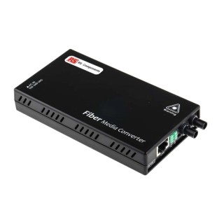 RS PRO RJ45 Ethernet Media Converter Single Mode 100Mbps Full Duplex 2 km RJ45