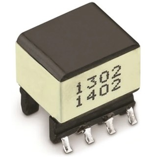 Wurth Elektronik Surface Pulse Transformer 2:1:1 Turns Ratio, 750μH Primary Inductance, 1.1Ω Primary Resistance 760301303