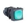 Schneider Electric Harmony XB6 Series Illuminated Latching Push Button Switch, Green Actuator, 16 mm Cutout, IP65, ZB6CF3