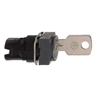 Schneider Electric Harmony 2-position Key Switch Head, Stay Put, 16 mm Cutout ZB6CGB
