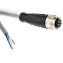 Pepperl + Fuchs Female 4 Way Straight to Unterminated Sensor Actuator Cable 2m V1-G-2M-PUR