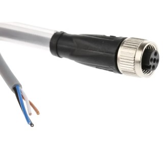 Pepperl + Fuchs Female 4 Way Straight to Unterminated Sensor Actuator Cable 2m V1-G-2M-PUR