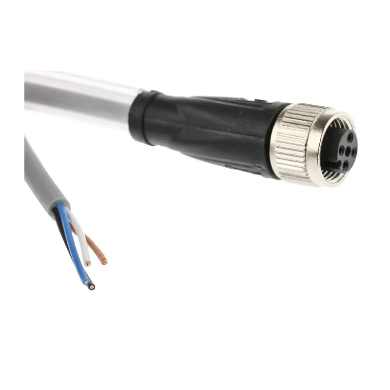 Pepperl + Fuchs Female 4 Way Straight to Unterminated Sensor Actuator Cable 2m V1-G-2M-PUR