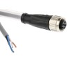 Pepperl + Fuchs Female 4 Way Straight to Unterminated Sensor Actuator Cable 2m V1-G-2M-PUR