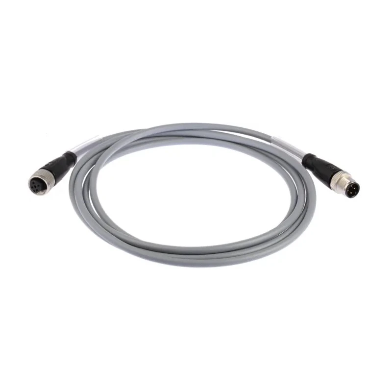 Pepperl + Fuchs Female 4 way Straight to Male 4 way M12 Sensor Actuator Cable, 2 m V1-G-2M-PUR-V1-G