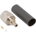 Amphenol RF TNC Series Coaxial Connector Cable Male, 50 Ω Impedance, Straight Nickel Body with Gold Contact Plating 031-6499