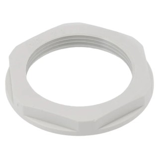 Lapp Fibreglass Reinforced Polyamide Cable Gland Locknut, Light Grey, PG42 Thread 53019061