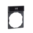 Schneider Electric Legend Holder for Use with XB4/XB5/XB7 Push Buttons ZBY2179