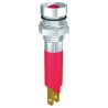 Signal Construct LED Panel Mount Indicator 8 mm, Solder Tab Termination SWZU08728