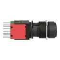 Schneider Electric Harmony XB6 Series Push Button Switch, Spring Return, Panel Mount, 16 mm Cutout, 1 NO/1 NC XB6AA25B