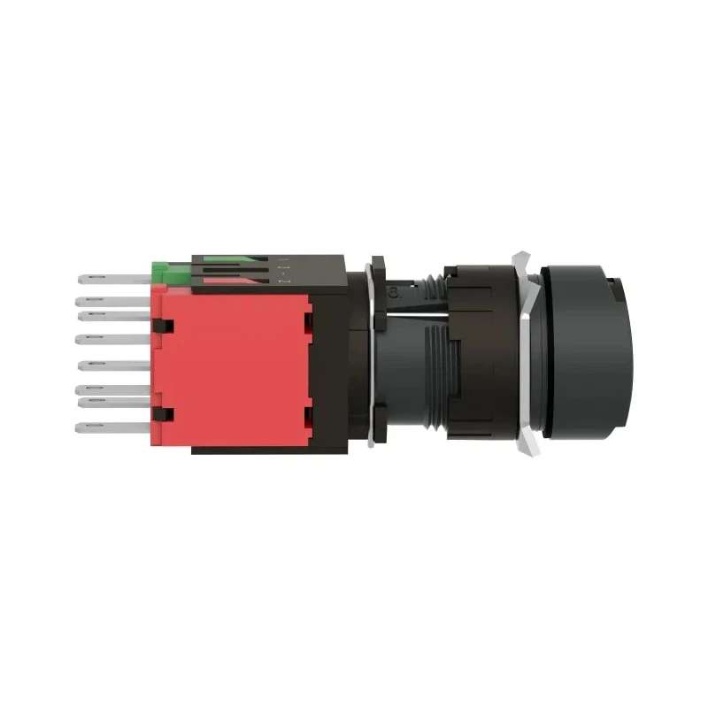 Schneider Electric Harmony XB6 Series Push Button Switch, Spring Return, Panel Mount, 16 mm Cutout, 1 NO/1 NC XB6AA25B