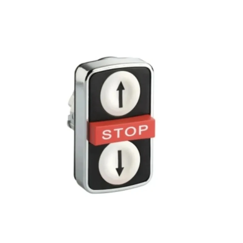 Schneider Electric Harmony XB4 Series White, Red, Black Momentary Metal Push Button Head, 22mm Cutout, IP69K ZB4BA71124