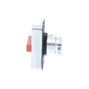 Schneider Electric Harmony XB4 Series White, Red, Black Momentary Metal Push Button Head, 22mm Cutout, IP69K ZB4BA71124