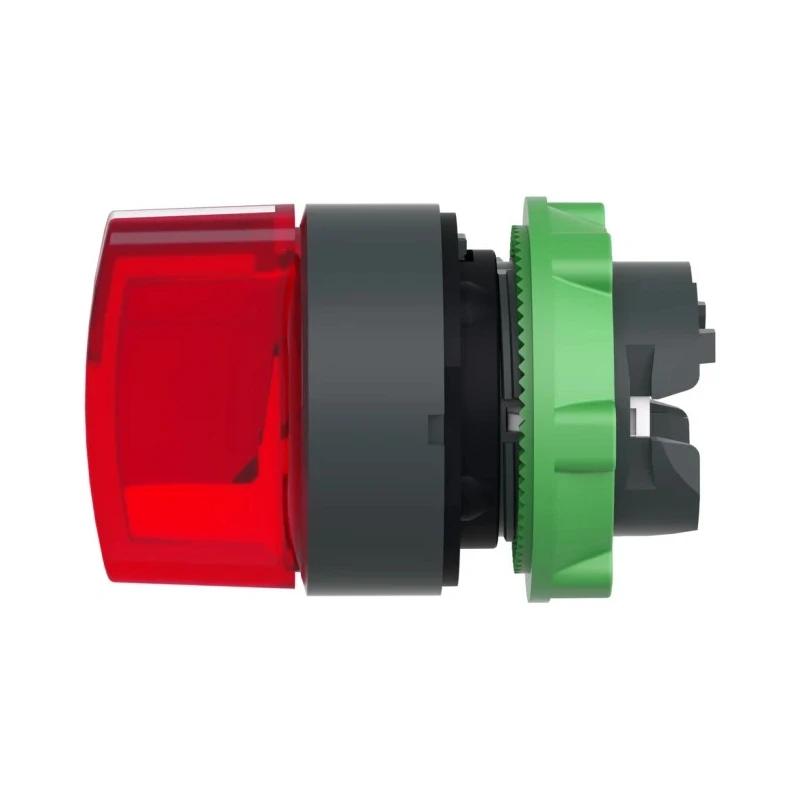 Schneider Electric Harmony Series 3 Position Illuminated Selector Switch Head 22 mm Cutout Red Handle IP65 ZB5AK1543