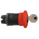 Schneider Electric Harmony XB5 Series Emergency Stop Push Button Head 22mm Cutout, Key Release, Mushroom Style ZB5AS94414