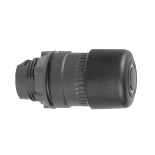 Schneider Electric Harmony XB5 Series Black Maintained Mushroom-Shaped Round Push Button Head 22mm Cutout IP66 IP67 ZB5AT24