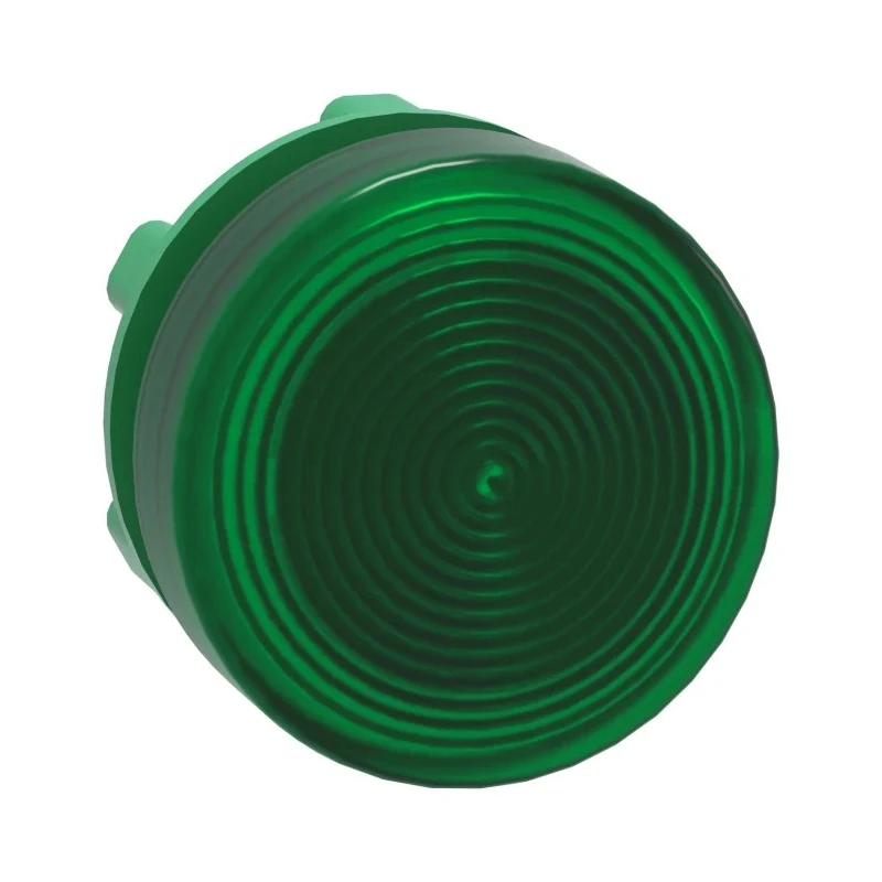 Schneider Electric Green Pilot Light Head 22 mm Cutout Panel Mount Harmony Series ZB5AV033S